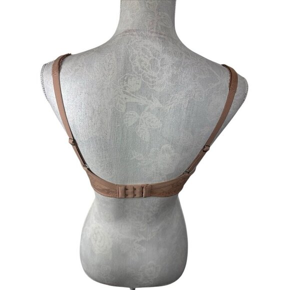 Victoria’s Secret Women's 34DD Lined Perfect Coverage Bra Beige Underwire - Picture 2 of 14